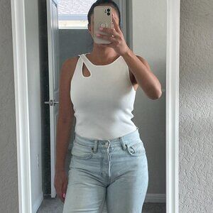 NEW Elie Tahari Knit Cut Out Top - Cult Gaia Style